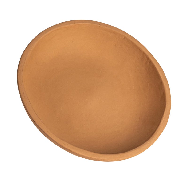Creative Co-Op Large Orange Terracotta Bowl - Image 1